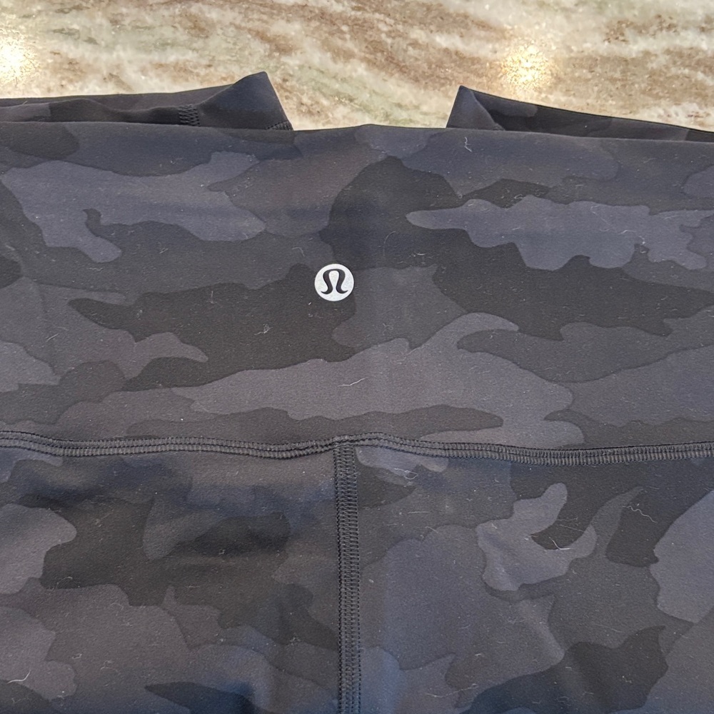 Lululemon Athletica Dark Camo shorts